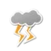 Orage faible ou modéré
